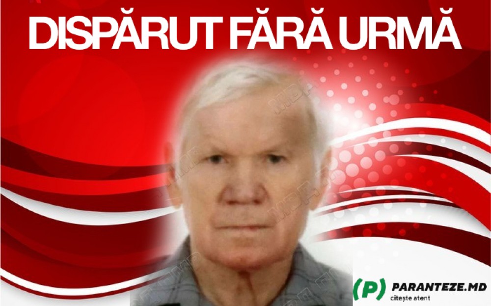 FOTO // A dispărut un bărbat! A plecat acum 5 zile de acasă și nu s-a mai întors